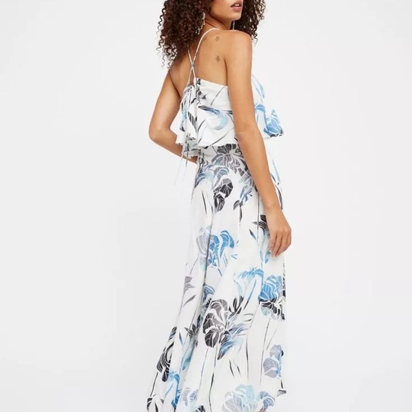 Free People Tops - FREE PEOPLE | Blue White Sweet Thing Pant SET